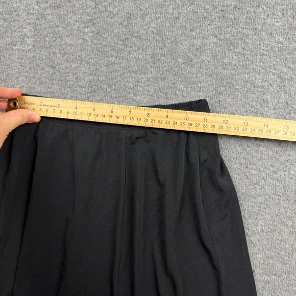 Chico's Maxi Skirt Women Size 0 Black Travelers Elastic Waist Flared Long - Picture 4 of 5